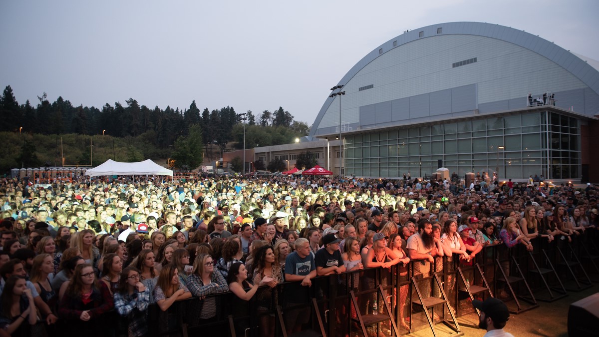 Rodney Atkins concert on the East Practice Field (formerly the SprinTurf)