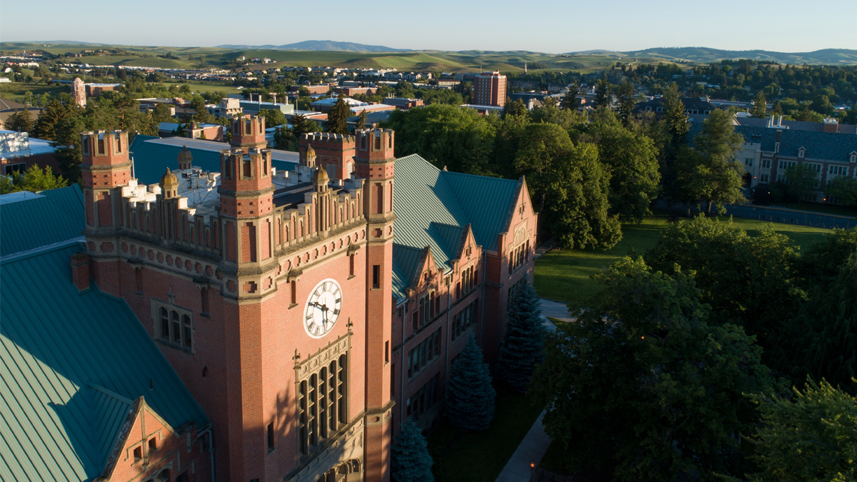 Image of buildings on campus