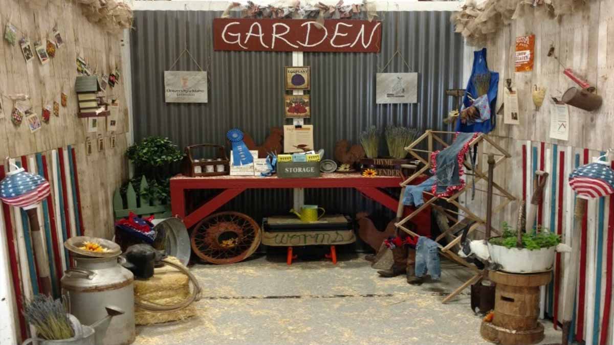 Bonner County Fair, University of Idaho Extension booth