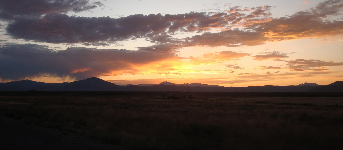 sunset in Butte county