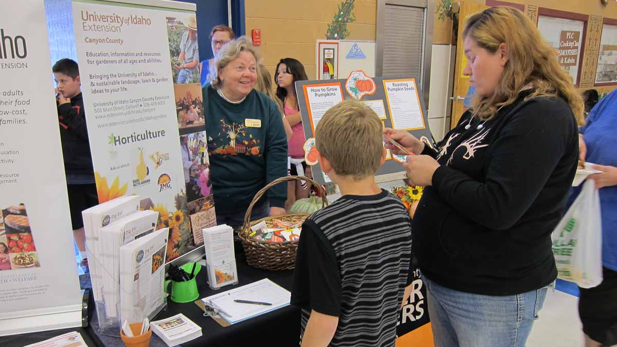 farm to school outreach booth